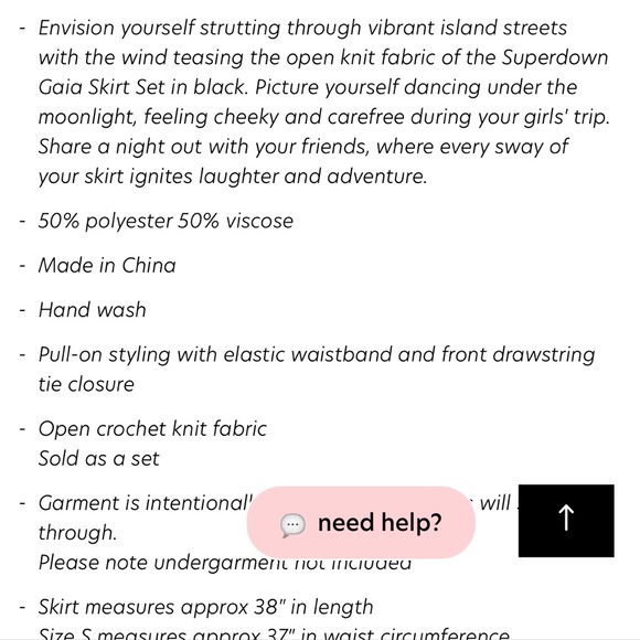 Superdown // Gabiji Skirt Set (metallic pink) - Picture 5 of 6